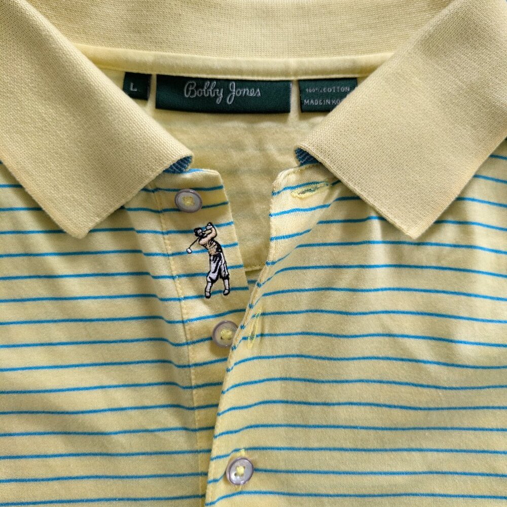 Men's Bobby Jones collared knit shirt size large
